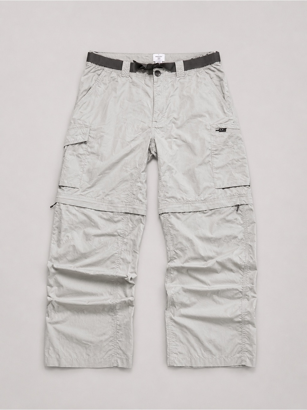Men's Convertible Columbia Omni shade Cargo Pants — Light Gray